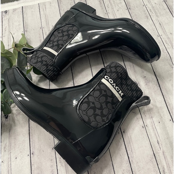 New COACH Rain Bootie - Picture 8 of 10